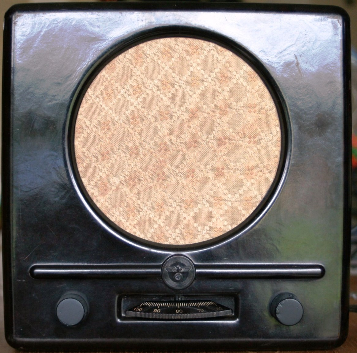 Photo Radio DKE38 - Deutscher Kleinempfänger - Goebbels Schnauze